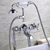 levne Vanové baterie-Vanová baterie - Moderní soudobé Galvanicky potažený Římská vana Keramický ventil Bath Shower Mixer Taps