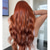 preiswerte Echthaarperücken mit Stirn-Spitzenkappe-Remy Echthaar 13x4 Lace Front Perücke freier Teil Brasilianisches Haar Körperwelle Orange Perücke 150 % Dichte mit vorgezupftem Babyhaar für Perücken für schwarze Frauen lange Echthaar-Spitzenperücke