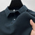 voordelige Klassieke polo voor heren-Voor heren Wafel poloshirt Polo&#039;s met knopen Casual Sport Revers Korte mouw Modieus Oude geldstijl Effen Gebreid Zomer Normale pasvorm Zwart Wit Marineblauw Khaki Donkerblauw Grijs Wafel poloshirt