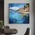 cheap Landscape Paintings-Handmade Oil Painting Canvas Wall Art Decor Original sailboat art Home Decor With Stretched FrameWithout Inner Frame Painting