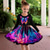 preiswerte 3D Schmetterlingskleid-Mädchen&#039; 3D Schmetterling Kleid Langarm 3D-Druck Frühling Herbst Urlaub Sport &amp; Natur Täglich Kuschelig Brautkleider schlicht Schön kinderkleidung 3-12 Jahre Casual kleid A Linie Kleid Übers Knie
