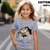 abordables Animaux 3D de Fille-100% Coton Enfants Fille Noir Blanche Chat Tee-shirts Chemises Col Ras du Cou Manche Courte Extérieur Casual du quotidien Actif Mode Le style mignon Col ras du cou Eté