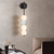 cheap Indoor Wall Lights-Modern Wall Lamp, 4/5-Light Vintage Globe Glass Wall Lamp for Bathroom, Swing Arm Mounted Light Reading Wall Lights for Bedroom Study Room Besides Lighting