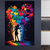cheap People Prints-Valentine&#039;s Day Wall Art Canvas Painting Hearts Prints and Posters Pictures Decorative Fabric Painting For Living Room Pictures No Frame