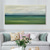 cheap Landscape Paintings-Handmade Oil Painting Canvas Wall Art Decoration Contemporary  Abstract Green Farm Landscape for Home Decor Rolled Frameless Unstretched Painting