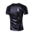 cheap Tops-Retro Vintage 1980s Shiny Metallic T-shirt Disco Solid Color Round Neck Fancy Dress Men&#039;s Carnival Performance Club Pride Parade Adults&#039; T-shirt Summer
