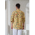 billiga Skjortor med tryck för män-Herr Skjorta Grafisk skjorta Aloha skjorta Blommig Nedvikt Vit Rodnande Rosa Blå Purpur Grön Ledigt Dagligen Långärmad Mönster Button-Down Kläder Sport Mode Designer Ledigt