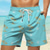 cheap Beach Shorts-Men&#039;s Board Shorts Swim Shorts Swim Trunks Drawstring with Mesh lining Elastic Waist Coconut Tree Quick Dry Short Holiday Beach Hawaiian Casual Pink Blue Micro-elastic