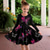 preiswerte 3D Schmetterlingskleid-Mädchen&#039; 3D Schmetterling Kleid Langarm 3D-Druck Frühling Herbst Urlaub Sport &amp; Natur Täglich Kuschelig Brautkleider schlicht Schön kinderkleidung 3-12 Jahre Casual kleid A Linie Kleid Übers Knie