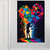 cheap People Prints-Valentine&#039;s Day Wall Art Canvas Painting Hearts Prints and Posters Pictures Decorative Fabric Painting For Living Room Pictures No Frame