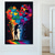 cheap People Prints-Valentine&#039;s Day Wall Art Canvas Painting Hearts Prints and Posters Pictures Decorative Fabric Painting For Living Room Pictures No Frame