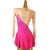 cheap Figure Skating Dresses-Figure Skating Dress Women&#039;s Girls&#039; Ice Skating Dress Orange Rose Red Patchwork Open Back Mesh High Elasticity Training Competition Skating Wear Classic Crystal / Rhinestone Long Sleeve Ice Skating