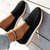 cheap Women&#039;s Sneakers-Women&#039;s Sneakers Slip-Ons Comfort Shoes Daily Flat Heel Round Toe Fashion Casual Comfort Walking Tissage Volant Loafer Black Dark Blue Beige
