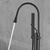 voordelige Badkranen-Badkraan - minimalistische Galvanisch verzilveren Vrijstaand Keramische ventiel Bath Shower Mixer Taps