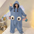 cheap Kigurumi Pajamas-Adults&#039; Animal Nightwear Onesie Pajamas Onesie Costume Animal Onesie Pajamas Kigurumi Pajamas Cute For Women&#039;s Carnival Cartoon