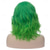 baratos Perucas de festa-Peruca Verde Peruca Ombre Verde Peruca Bob Verde Perucas para Mulheres Peruca Curta Cacheada e Ondulada Verde Perucas Sintéticas Perucas de Dia de São Patrício Perucas de Halloween
