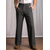 cheap Dress Pants-Men&#039;s Dress Pants Trousers Suit Pants Button Front Pocket Straight Leg Plain Comfort Business Daily Holiday Fashion Chic &amp; Modern Black Khaki