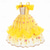 cheap Movie &amp; TV Theme Costumes-Beauty and the Beast Princess Belle Dress Flower Girl Dress Girls&#039; Movie Cosplay Cute Children&#039;s Day Wedding Wedding Guest