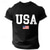 cheap Men&#039;s Graphic Tshirt-USA National Flag Men&#039;s Graphic Cotton T Shirt Sports Classic Casual Shirt Short Sleeve Comfortable Tee Sports Outdoor Holiday Summer Fashion Designer Clothing