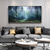 cheap Landscape Paintings-Large hand painted Abstract Forest Oil Painting On Canvas Green Tree Wall Art Original Nature Landscape Painting Custom Painting Modern artwork for Living Room Decor
