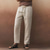 cheap Linen Pants-Men&#039;s Linen Pants Trousers Summer Pants Drawstring Elastic Waist Straight Leg Plain Comfort Breathable Casual Daily Holiday Fashion Classic Style Black White