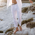 Χαμηλού Κόστους λινό παντελόνι-Ανδρικά Λευκά παντελόνια Παντελόνια Καλοκαίρι παντελόνι Τσέπη Ελαστική μέση Σκέτο Άνεση Αναπνέει Causal Καθημερινά Αργίες Μείγμα Λινό / Βαμβάκι Μοντέρνα Κλασσικό στυλ Λευκό