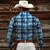 cheap Men&#039;s Western Shirts-Men&#039;s Plaid / Check Western Shirt Cowboy Shirt Long Sleeve Vintage Western Style Daily Wear Going out Weekend Spring &amp; Summer Turndown Pocket Print Button-Down Pink Blue Brown Gray