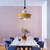 cheap Lantern Design-LED Pendant Light Warm White Light Color 36 cm Pendant Light Fabric Vintage Style Vintage Traditional / Classic Dining Room Bedroom Pendant Light 110-240V