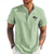 levne Pánské košile s potiskem-kokosová palma pánský rekreační styl 3D potištěná havajská košile henley košile se zapínáním na knoflíky košile pro volný čas denní nošení dovolená venku jaro a léto stojáček krátký rukáv modrá, zelená, khaki s, m, l
