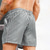 cheap Men&#039;s Swimming Shorts-Men&#039;s Board Shorts Swim Trunks Going out Weekend Breathable Quick Dry Pocket Drawstring Elastic Waist Striped Short Gymnatics Casual Activewear Sky Blue Brown
