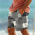 baratos shorts de praia masculinos-Xadrez bloco de cores resort masculino 3d impresso calções de banho calções de banho cintura elástica cordão com forro de malha aloha estilo havaiano férias praia s a 3xl