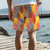 levne pánské plážové šortky-geometrie pánské letovisko 3D potištěné šortky plavky elastický pas stahovací šňůrka se síťovanou podšívkou aloha havajský styl dovolená pláž s až 3xl