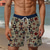 זול מכנסי חוף קצרים לגברים-כוכב פטריוטי גברים נופש 3D מודפס לוח מכנסי ים בגד ים שרוך מותן אלסטי עם בטנת רשת אלוהה בסגנון הוואי חג חוף s עד 3xl