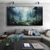 cheap Landscape Paintings-Large hand painted Abstract Forest Oil Painting On Canvas Green Tree Wall Art Original Nature Landscape Painting Custom Painting Modern artwork for Living Room Decor