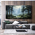 cheap Landscape Paintings-Large hand painted Abstract Forest Oil Painting On Canvas Green Tree Wall Art Original Nature Landscape Painting Custom Painting Modern artwork for Living Room Decor
