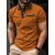 billiga Polotröjor-Herr POLO Shirt Knapp upp Polos Företag Ledigt Kavajslag Kortärmad Mode Grundläggande Färgblock Lappverk Ficka Sommar Normal Svart Vit Marinblå Brun Grå POLO Shirt