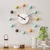 cheap Metal Wall Decor-Large Wall Clock Metal Decorative Silent Non-Ticking Big Clocks Modern Home Decorations for Living RoomBedroomDining Room Office