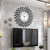 cheap Metal Wall Decor-Large Wall Clock Metal Decorative Silent Non-Ticking Big Clocks Modern Home Decorations for Living Room Bedroom Dining Room Office