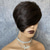 cheap Human Hair Capless Wigs-Bob Wig Human Hair Short Pixie Cut Wigs for Black Women Human Hair Wig with Bangs Glueless Layered Wig None Lace Front Wig Full Machine Made Wig 1B Color