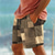 billige strandshorts til mænd-plaid farveblok herre resort 3d printede boardshorts badebukser elastisk talje snøre med meshforing aloha hawaiiansk stil ferie strand s til 3xl