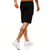preiswerte Shorts-Herren Sweatshorts Kurze Hose Lässige Shorts Kordelzug Elastische Taille Glatt Atmungsaktiv Weich Casual Wochenende Modisch Strassenmode Schwarz Grau Mikro-elastisch