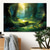 cheap Landscape Prints-Landscape Wall Art Canvas Fantasy Forest Prints and Posters Pictures Decorative Fabric Painting For Living Room Pictures No Frame