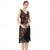 cheap Dresses-The Great Gatsby Peacock Flapper Dress Retro Vintage Roaring 20s 1920s Cocktail Dress Women&#039;s Sequins Tassel Fringe Costume Cosplay Formal Evening Sleeveless Midi Dress