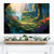 cheap Landscape Prints-Landscape Wall Art Canvas Staircase Forest at Sunrise Prints and Posters Pictures Decorative Fabric Painting For Living Room Pictures No Frame