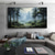 cheap Landscape Paintings-Large hand painted Abstract Forest Oil Painting On Canvas Green Tree Wall Art Original Nature Landscape Painting Custom Painting Modern artwork for Living Room Decor