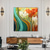 cheap Floral/Botanical Paintings-Handmade Original Flower Oil Painting On Canvas  Abstract plant Art Painting for Home Decor With Stretched Frame/Without Inner Frame Painting