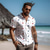 זול חולצות טרופיות-סירת מפרש לגברים נופש הוואי חולצה מודפסת תלת מימד כפתור עם שרוולים קצרים חולצת חוף קיץ חופשה ללבוש יומי s to 3xl
