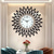 cheap Metal Wall Decor-Large Wall Clock Metal Decorative Silent Non-Ticking Big Clocks Modern Home Decorations for Living Room Bedroom Dining Room Office