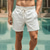 cheap Linen Pants-Men&#039;s Shorts Linen Shorts Summer Shorts Pocket Drawstring Elastic Waist Plain Comfort Breathable Short Daily Holiday Fashion Casual Black White