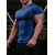 cheap Gym Tank Tops-Men&#039;s Fitness Tops Sports T-Shirt Crew Neck Short Sleeve Sport Casual Daily Gym Quick dry Breathable Soft Color Block Black Yellow Activewear Fashion Basic